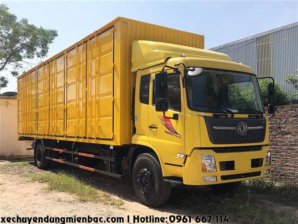 Xe Ô tô chở pallet chứa cấu kiện điện tử DONGFENG B180 dài 9,7M